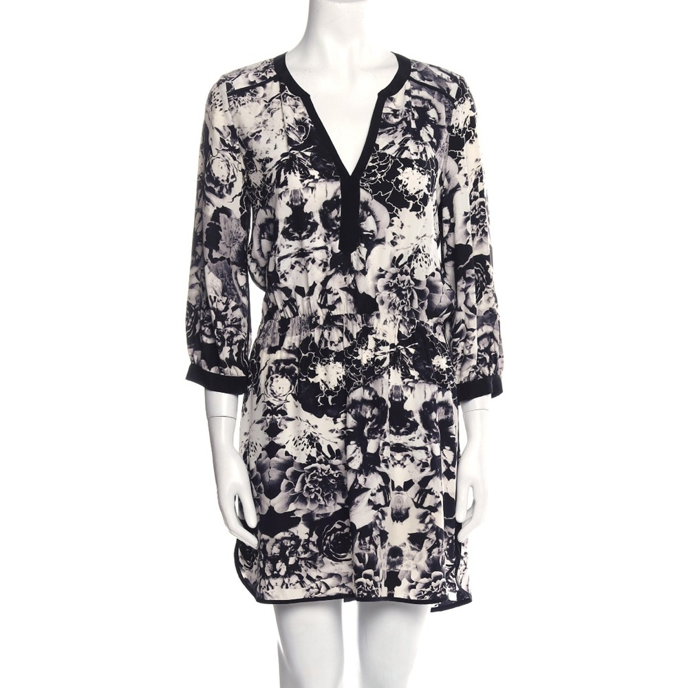 Parker 3/4 sleeve silk dress